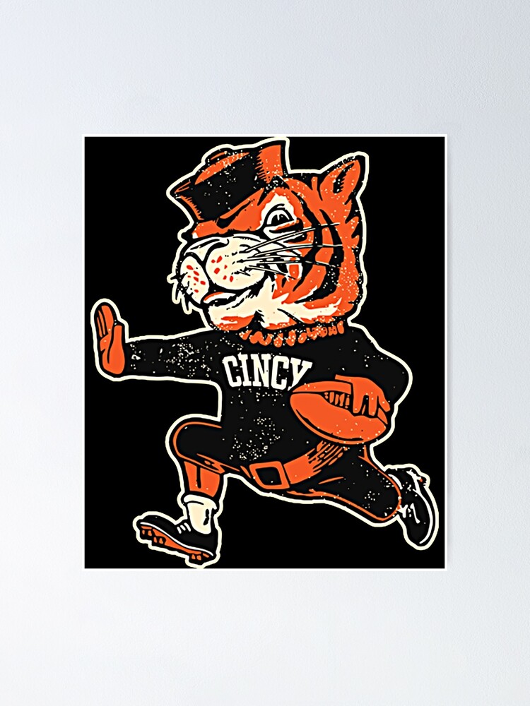 Cincinnati Bengals Retro Logo c.1968 Official NFL Football Team Poster –  Sports Poster Warehouse