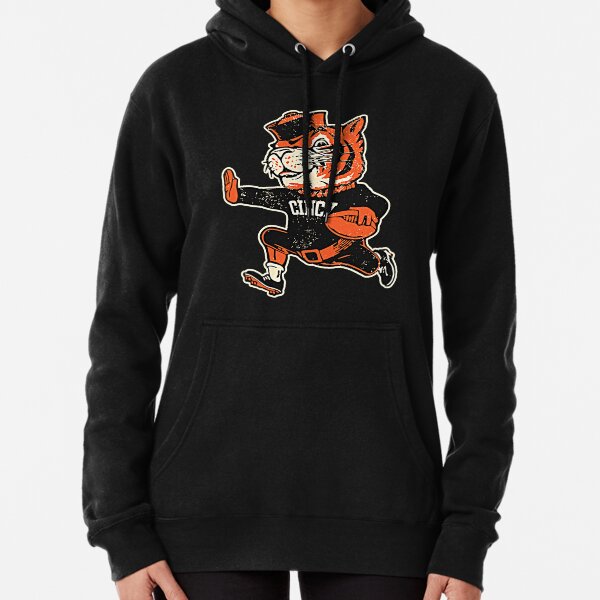 1968 Cincinnati Bengals Artwork: Men’s Colorblock Raglan Hood