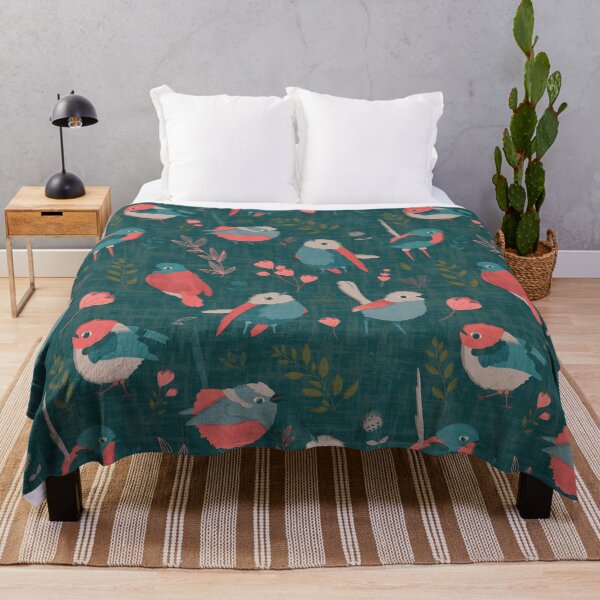 Item preview, Little Birds on Teal designed and sold by OranelloDesigns.