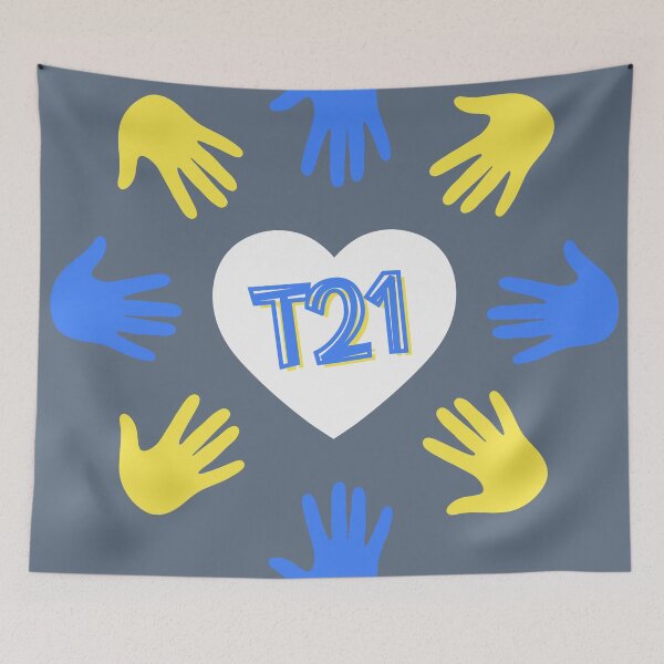 Item preview, T21 World Down Syndrome Day 3/21 designed and sold by GrynszpanDezign.