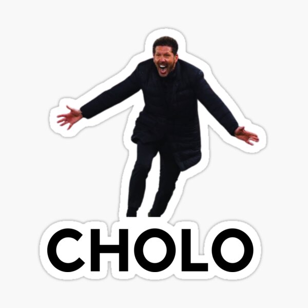 “Diego Simeone, Cholo " Sticker for Sale by DiegoUrz | Redbubble