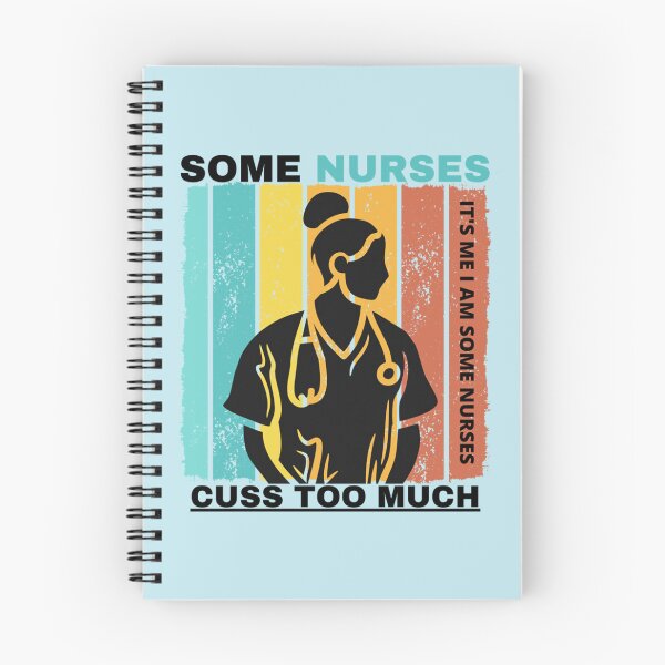 Item preview, Some Nurses Cuss Too Much,funny vintage    designed and sold by Hulbertwhite.