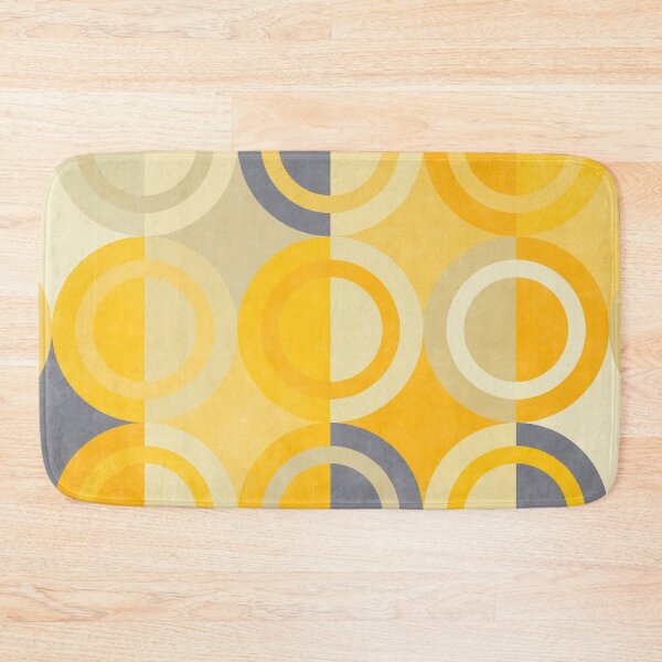 Item preview, Geometric Shapes Yellow Blue Circles designed and sold by FAROSSTUDIO.