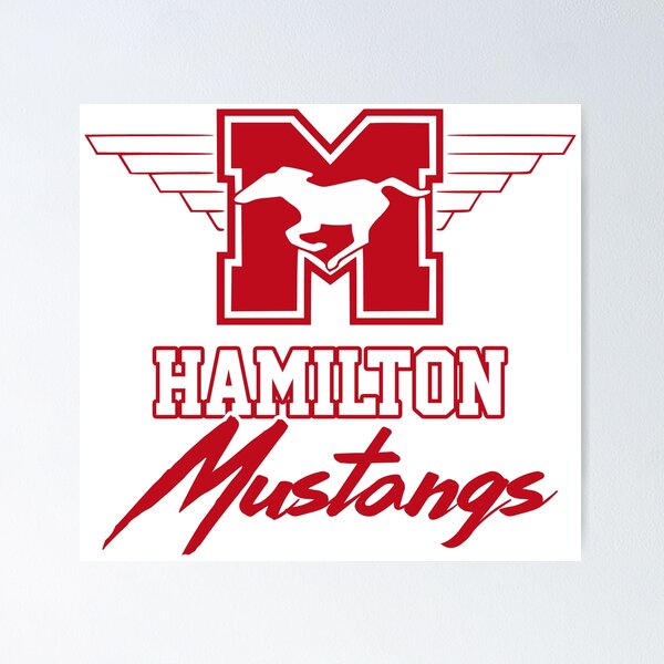 Artikel-Vorschau von Hamilton Mustangs, designt und verkauft von TeeArcade84.