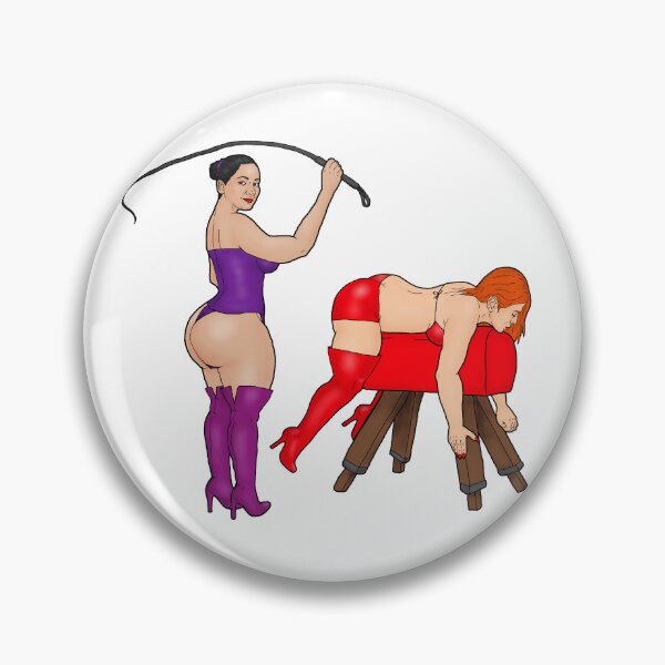 Item preview, PAWG Domina azota al esclavo en la ropa designed and sold by PinUpsandPulp.