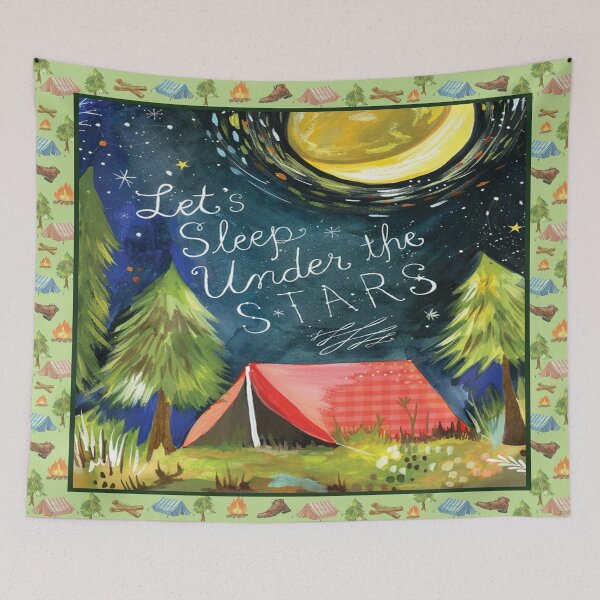 Item preview, Let's Sleep Under the Star Camping designed and sold by SweetPea49.
