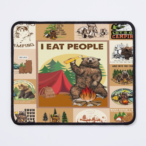 Item preview, Camping Bear - I Eat People designed and sold by SweetPea49.