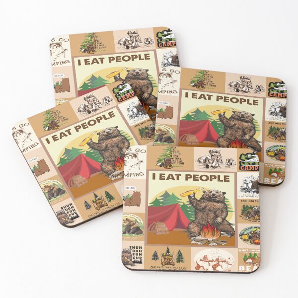 Item preview, Camping Bear - I Eat People designed and sold by SweetPea49.