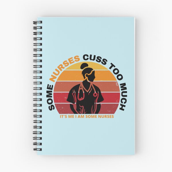 Item preview, Some Nurses Cuss Too Much,funny vintage      designed and sold by Hulbertwhite.