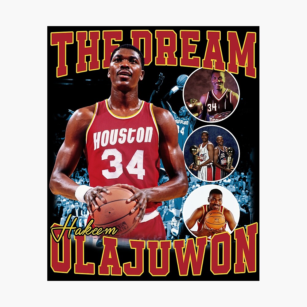Vintage 1994 HAKEEM OLAJUWON L.A. GEAR FLAK TECH Basketball Shoe Poster  Print Ad