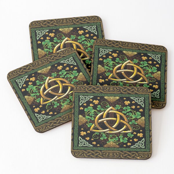 Item preview, Irish Shamrock and Triquetra  designed and sold by SweetPea49.