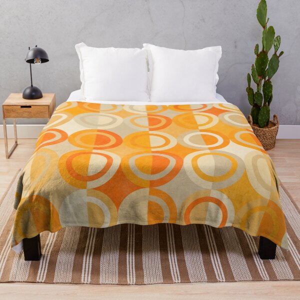 Artikelvorschau, Geometrische Formen orange graue Kreise entworfen und verkauft von FAROSSTUDIO.