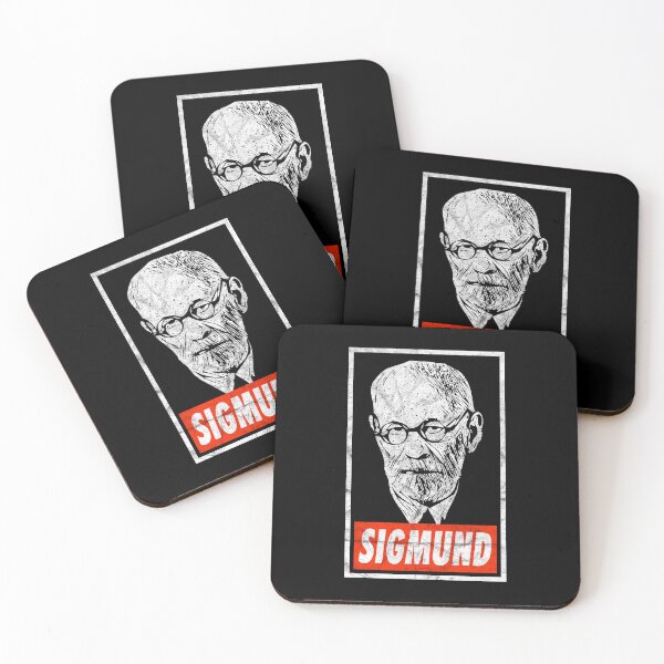 Item preview, Freud Mother! - Black Distressed Look designed and sold by risible.