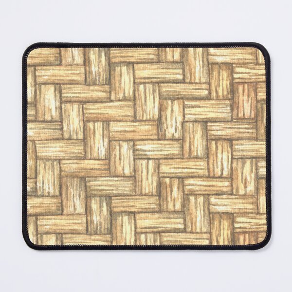 Item preview, Wooden Wicker Basket Weave - Country Farmhouse Style Pattern designed and sold by SeasonsChange-.