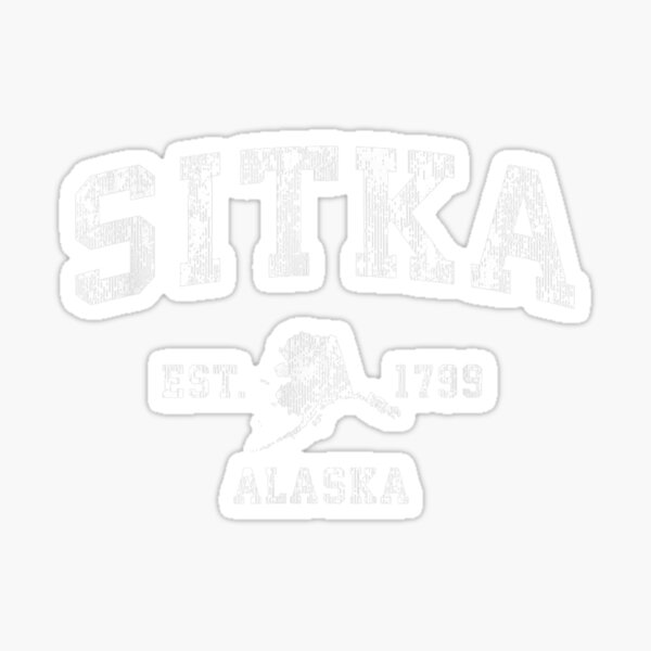 Item preview, Sitka Alaska AK Vintage Athletic Sports Design designed and sold by terrellmbeang.