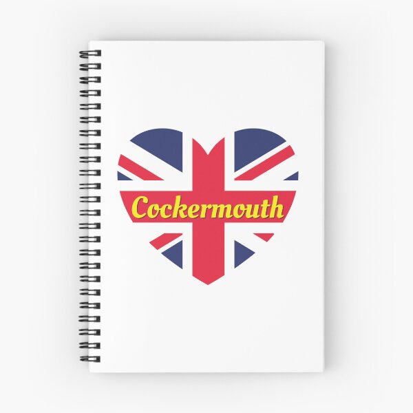 Item preview, Cockermouth Cumbria England UK British Union Flag Heart (White) designed and sold by DPattonPD.