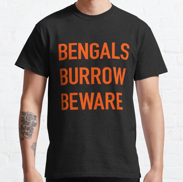 Garmentiro Joe Burrow Sweathirt, Cincinnati Bengals Shirt, Burr-OH Burrow Bengals T-Shirt, Bengals Shirt, Jeaux Burreaux Tee, Who Dey Fan Gift Tee