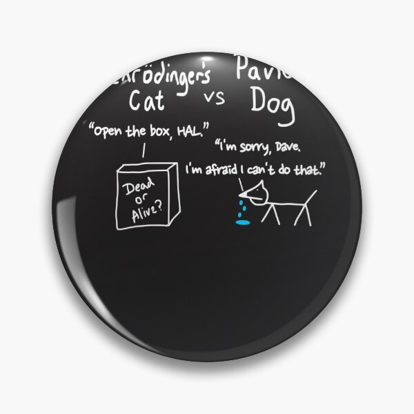 Item preview, Schrodinger's cat and pavlov's dog designed and sold by klukahover.