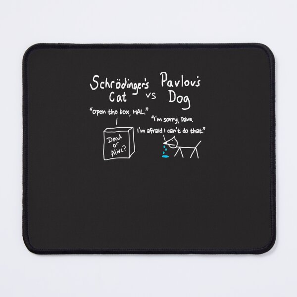 Item preview, Schrodinger's cat and pavlov's dog designed and sold by klukahover.