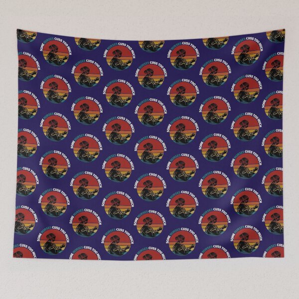 Item preview, Some Nurses Cuss Too Much,funny vintage   designed and sold by Hulbertwhite.