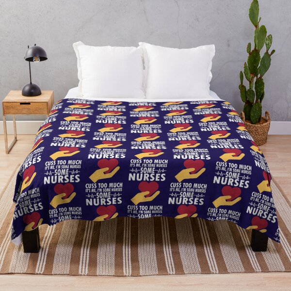 Item preview, Some Nurses Cuss Too Much Quotes Funny Nurse Women Men Gifts designed and sold by Hulbertwhite.