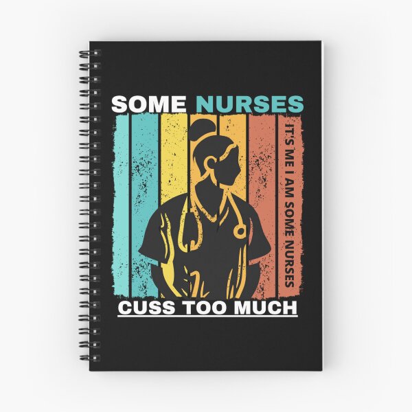 Item preview, Some Nurses Cuss Too Much,funny vintage       designed and sold by Hulbertwhite.