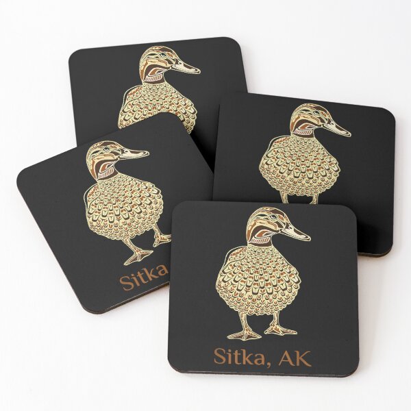Item preview, Sitka Alaska Mallard Duck Bird Lover Native American Style designed and sold by terrellmbeang.