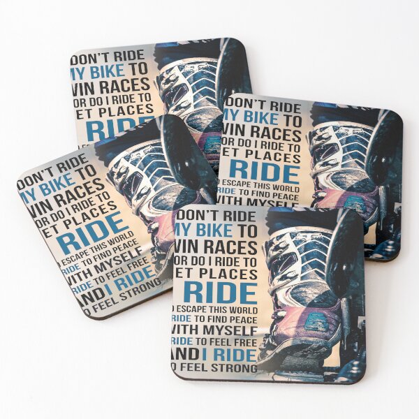 Item preview, VINTAGE I DON'T RIDE MY BIKE TO WIN RACES MOTOCROSS designed and sold by SweetTea4U.