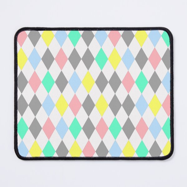 Item preview, Colorful Pastel Color Harlequin Diamonds Clowncore Circuscore designed and sold by PirateAvocado.