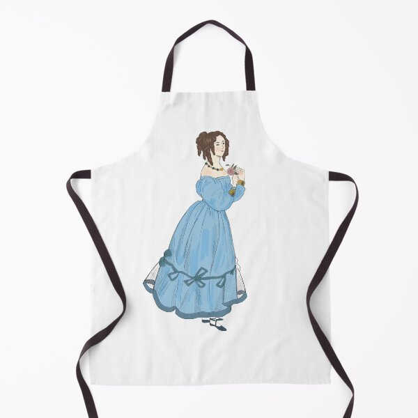 Item preview, Cute 1820's Dinner Dress Watercolor Fashion Illustration designed and sold by MariOyama.