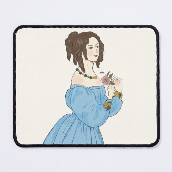 Item preview, Cute 1820's Dinner Dress Watercolor Fashion Illustration designed and sold by MariOyama.