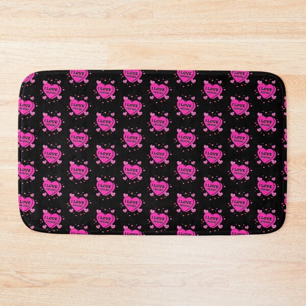 Item preview, I love sewing -- hearts winking smiling designed and sold by glitchman2.