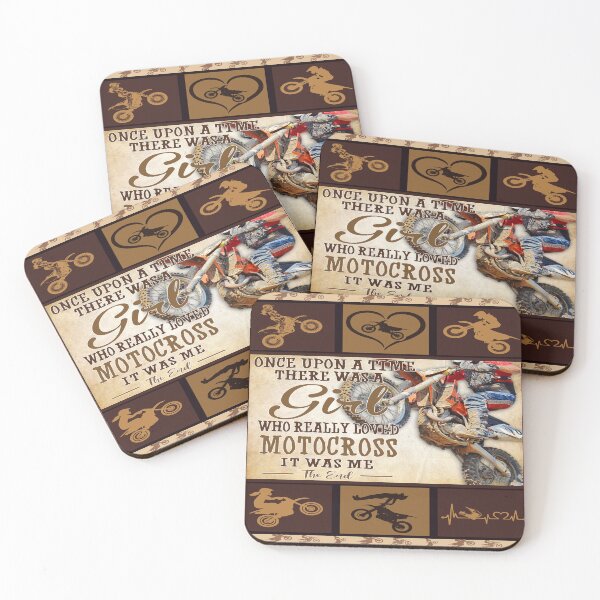 Item preview, ONCE UPON A TIME THERE WAS A GIRL LOVED MOTOCROSS designed and sold by SweetTea4U.