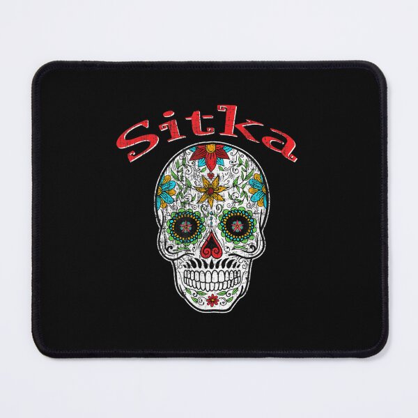 Item preview, Retro Sitka Alaska Trendy Sugar Skull designed and sold by terrellmbeang.