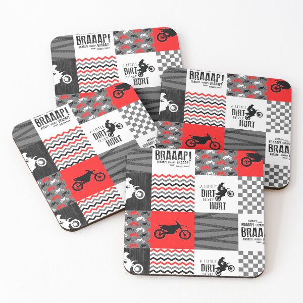 Item preview, MOTOCROSS BRAAAP RED designed and sold by SweetTea4U.