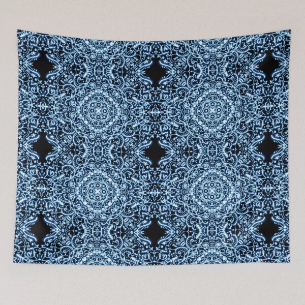 Item preview, Neon Glow - Blue designed and sold by JeminiArts.