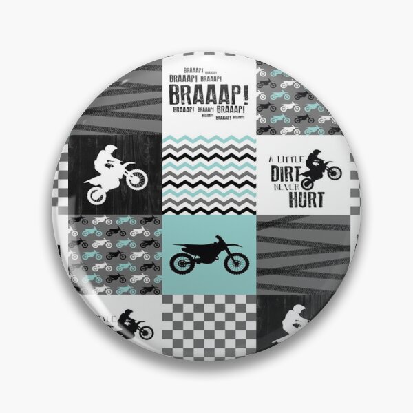 Item preview, MOTOCROSS BRAAAP TEAL designed and sold by SweetTea4U.