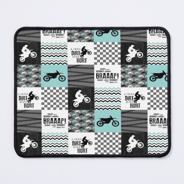 Item preview, MOTOCROSS BRAAAP TEAL designed and sold by SweetTea4U.