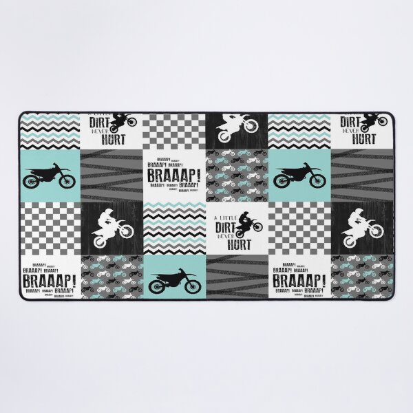 Item preview, MOTOCROSS BRAAAP TEAL designed and sold by SweetTea4U.
