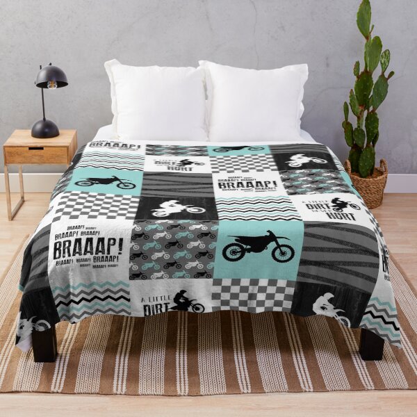Item preview, MOTOCROSS BRAAAP TEAL designed and sold by SweetTea4U.