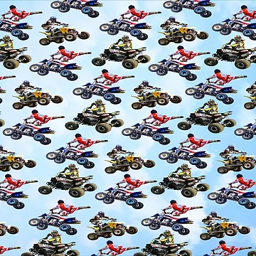 Artwork thumbnail, Quad Bike Racing Color by SweetTea4U