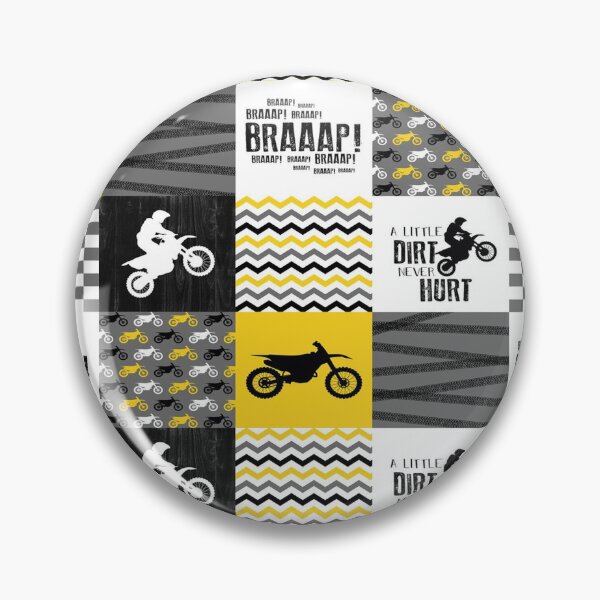 Item preview, MOTOCROSS BRAAAP YELLOW designed and sold by SweetTea4U.