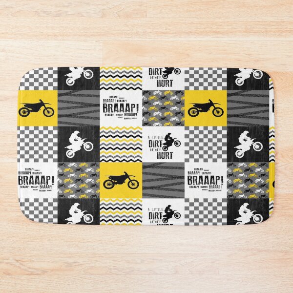 Item preview, MOTOCROSS BRAAAP YELLOW designed and sold by SweetTea4U.
