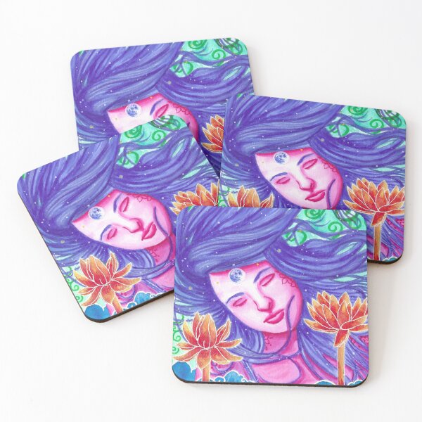 Item preview, Celestial Lotus Goddess designed and sold by Moonuniversal13.