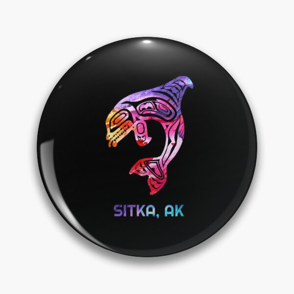 Item preview, Sitka Alaska PNW Native American Indian Orca Killer Whale designed and sold by terrellmbeang.