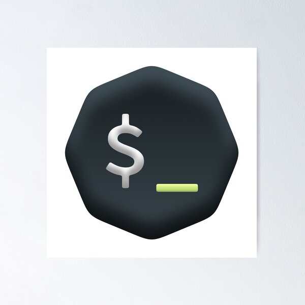 Item preview, Linux Terminal - Mac Terminal - 3D designed and sold by Mechashadow.