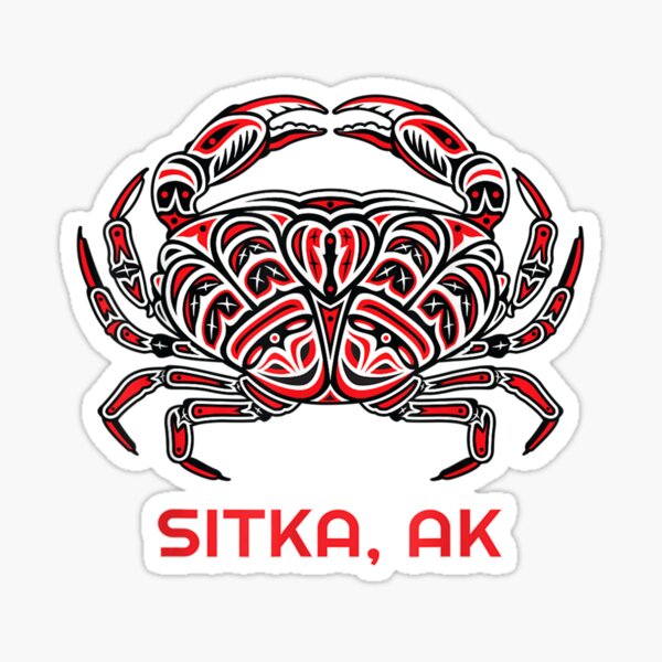 Item preview, Sitka Alaska Dungeness Crab Fisherman Native American Indian designed and sold by terrellmbeang.