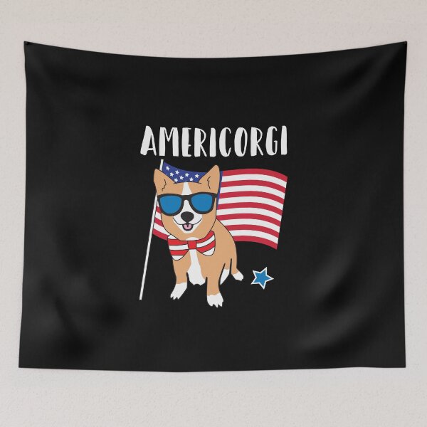 Item preview, AMERICORGI PATRIOTIC CORGI Funny 4th of July Day Independence America designed and sold by JennieDreher.