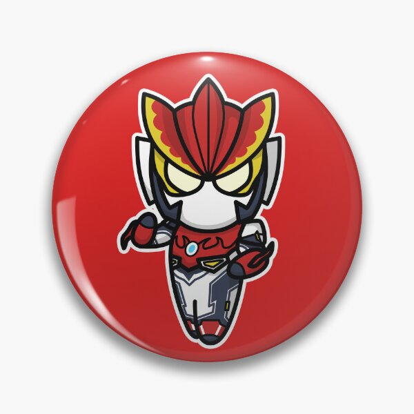Item preview, Ultraman Rosso Chibi Style Kawaii designed and sold by mattzwug-draws.