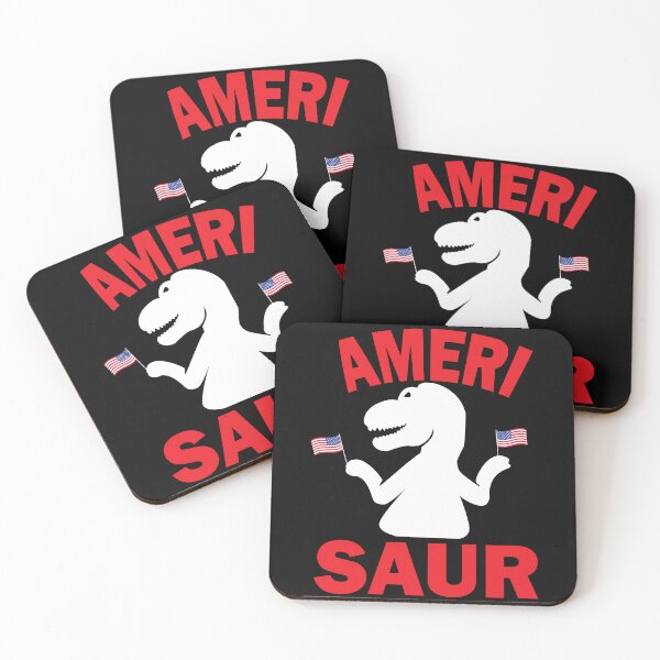 Item preview, Amerisaur funny America Dinosaur Funny 4th of July Day Independence America designed and sold by JennieDreher.